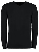 Kustom Kit Regular Fit V-Neck Pullover Arundel, Black XXS, K352 – Bild 3