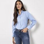 Kustom Kit Oxford Hemd Tailored Fit Langarm für Damen, Black 34 (XS/8), K361 – Bild 1