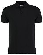 Kustom Kit Slim Fit Heavy Weight Polo-Shirt – Black