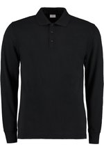 Kustom Kit Langarm Poloshirt Oeko-Tex 100 für Herren, Black S, K430 – Bild 3