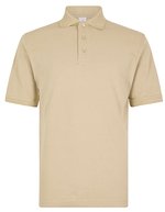 Kustom Kit Classic Fit Baumwoll-Polo mit Superwash®, Black XS, K460 – Sand