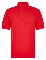 Kustom Kit Classic Fit Baumwoll-Polo mit Superwash®, Black XS, K460 – Tomato Red