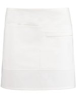 Short Superwash® 60º Bar Apron Unisex – White