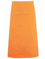 Bargear Long Superwash® 60º Bar Schürze Baumwolle, Lime 89 x 79 cm, K514 – Orange
