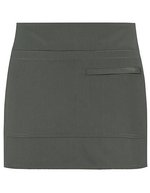 Bargear Kurze Bistroschürze mit Reißverschluss – Dark Grey