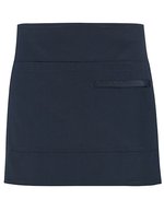 Bargear Kurze Bistroschürze mit Reißverschluss – Navy