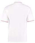 Kustom Kit Classic Polo with Cuff, Black/Bright Red XS, K606 – image 4