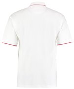Kustom Kit Klassisches Polo mit Aufschlag, Black/Bright Red XS, K606 – Bild 4