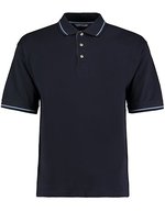 Kustom Kit Klassisches Polo mit Aufschlag, Black/Bright Red XS, K606 – Blu navy/Azzurro chiaro