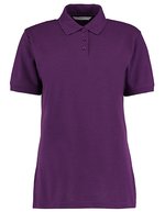 Kustom Kit Polo Classic Fit Superwash® 60° für Damen, Apple Green 32 (XXS/6), K703 – Dark Purple
