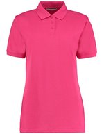 Kustom Kit Polo Classic Fit Superwash® 60° für Damen, Apple Green 32 (XXS/6), K703 – Raspberry