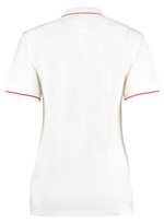 Kustom Kit Klassisches Polo mit abgeschrägter Knopfleiste, Navy/White 34 (XS/8), K706 – Bild 4