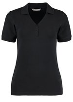 Kustom Kit Regular Fit Comfortec® V-Ausschnitt Polo, Black 36 (S/10), K732 – Bild 3