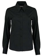 Bargear Tailliertes Langarmhemd Schwarz, Black 34, K738 – Bild 2