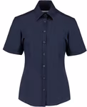 Kustom Kit Business Shirt Short Sleeve Tailored Fit for Women, Black 32 (XXS/6), K742F – image 3