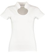 Kustom Kit T-Shirt mit Keyhole-Ausschnitt für Damen, Black M/L (12-14), K755 – Bild 3