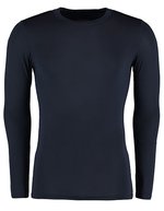 Kustom Kit Warmtex® Langarmshirt für Sporttraining – Navy