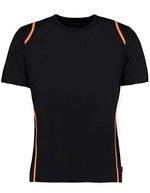 Kustom Kit Cooltex® Contrast T-Shirt Regular Fit, Black/Black XS, K991 – Black/Fluorescent Orange