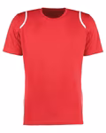 Kustom Kit Cooltex® Contrast T-Shirt Regular Fit, Black/Fluorescent Orange S, K991 – image 3