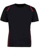 Kustom Kit Cooltex® Contrast T-Shirt Regular Fit, Black/Black XS, K991 – Black/Red