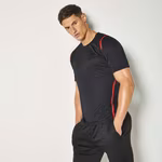 Kustom Kit Cooltex® Contrast T-Shirt Regular Fit, Navy/Navy M, K991 – White/Black