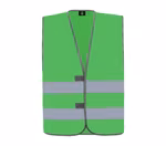 Korntex Gilet di Sicurezza Passau con Strisce Riflettenti, Grey M/L, KX010 – immagine 6