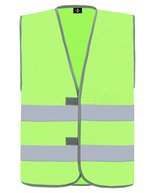 Korntex Sicherheitsweste Passau mit Reflexstreifen, Signal Orange M/L, KX010 – Verde neon