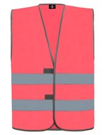 Korntex Sicherheitsweste Passau mit Reflexstreifen, Signal Orange M/L, KX010 – Rosa neon