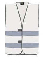 Korntex Sicherheitsweste Passau mit Reflexstreifen, Signal Orange M/L, KX010 – Bianco