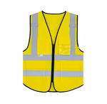 Korntex Multifunktionale Sicherheitsweste "Munich, Signal Yellow L/XL, KX030 – Bild 3