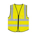Korntex Multifunktionale Sicherheitsweste "Munich, Signal Yellow L/XL, KX030 – Bild 3
