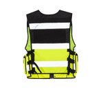 Korntex Taktische Weste Bonn mit Taschen und Reflexstreifen, Signal Yellow M/XL, KX040 – Bild 4