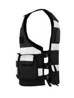 Korntex Taktische Weste Bonn mit Taschen und Reflexstreifen, Signal Yellow M/XL, KX040 – Bild 5