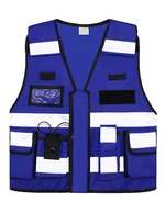 Korntex Taktische Weste Bonn mit Taschen und Reflexstreifen, Signal Yellow M/XL, KX040 – Blu reale