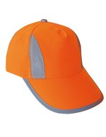 Korntex Hi-Vis Kappe mit reflektierenden Elementen – Signal Orange