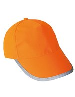 Korntex Hi-Vis Cap Montpelier mit Reflexrand – Signal Orange