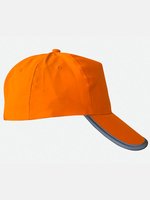 Korntex Hi-Vis Cap Montpelier mit Reflektoren für Kinder, Signal Orange One Size, KX058K – Bild 5