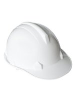 Korntex Basic 6-Punkt Schutzhelm mit Adaptertaschen – White