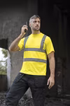 Korntex Hi-Vis Basic T-Shirt Cordoba Polyester, Black S, KX071 – Bild 2