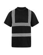 Korntex Hi-Vis Basic T-Shirt Cordoba Polyester – Black
