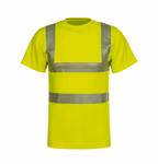 Korntex Hi-Vis T-Shirt mit segmentierten Reflexionsstreifen, Signal Yellow 3XL, KX072 – Bild 3