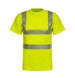 Korntex Hi-Vis T-Shirt mit segmentierten Reflexionsstreifen, Signal Orange S, KX072 – Bild 3