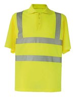 Korntex Hi-Vis Broken Reflective Polo-Shirt Manchester, Signal Orange S, KX073 – Signal Yellow