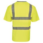 Korntex Hi-Vis T-Shirt Barcelona mit Reflektoren, Black S, KX074 – Bild 4