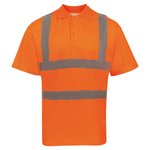 Korntex Hi-Vis Polycotton Polo "Cambridge, Signal Orange S, KX075 – Bild 3