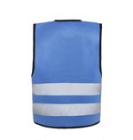 Korntex Hi-Vis Sicherheitsweste Dortmund mit Reflexstreifen, Blue M, KX100 – Bild 4