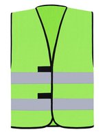 Korntex Hi-Vis Sicherheitsweste Dortmund mit Reflexstreifen – Lime Green
