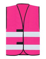 Korntex Hi-Vis Sicherheitsweste Dortmund mit Reflexstreifen, Blue M, KX100 – Magenta