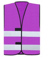 Korntex Hi-Vis Sicherheitsweste Dortmund mit Reflexstreifen, Blue M, KX100 – Violett