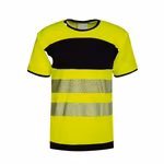 Korntex Hi-Vis T-Shirt mit Druckfläche, Signal Orange/Black S, KX1000 – Bild 3